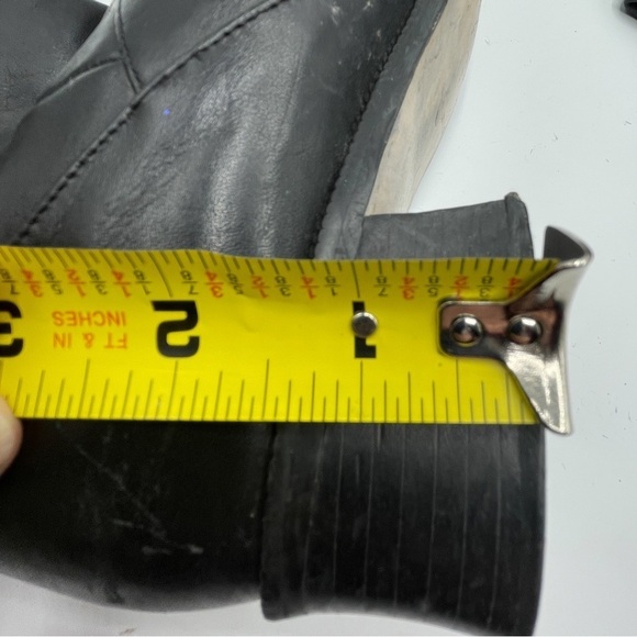 Rare Partners Black Leather vintage boots size 8.5 Tara - Picture 12 of 16